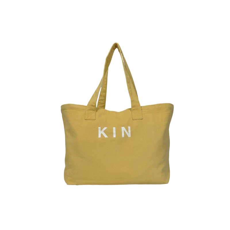 Mustard Yellow KIN Tote Bag